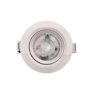 Imagem de Spot led direcionavel embutir redondo 5w 3000k 400lm bivolt - CRISTALL