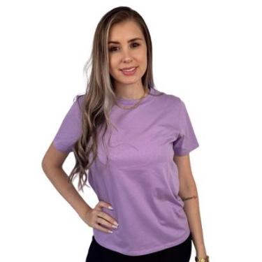 Imagem de Camiseta Feminina T-Shirt Básica Lisa Premium Valansuelo-Feminino