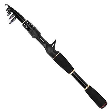 Imagem de Vara de Pesca Carbono 2 1m Ultra Sensível Leve Portátil Viagem Potente Precisa para Mar Água Salgada Doce com Bolsa Armazenamento