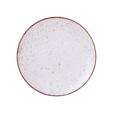Imagem de Prato Raso Rústico 25 cm Porcelana Decorada Tramontina