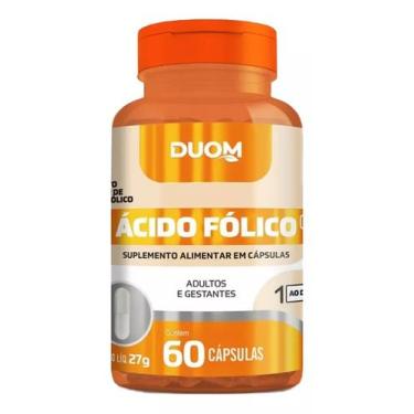 Imagem de Suplemento Alimentar Ácido Fólico 60Cps - Duom