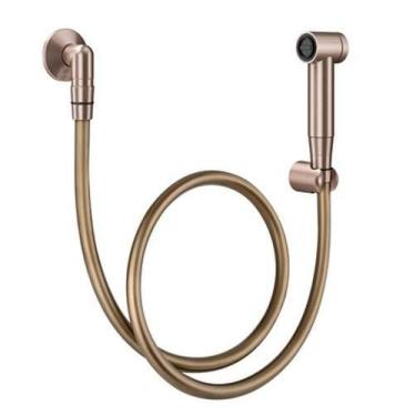 Imagem de Ducha Higiênica Luxo Gatilho Docolbase Cobre Escovado Docol