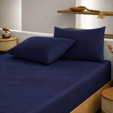 Imagem de Jogo de Cama Casal Altenburg Malha Soft 100% Algodão Fio Penteado Liso