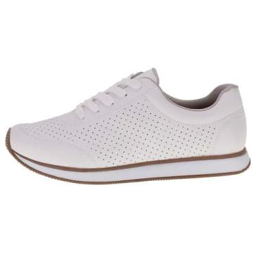 Imagem de Tenis Via Marte Casual Com Perfuros - 17-16501 N, Branco, 35