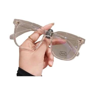 Imagem de Óculos De Computador Transparentes Unissex Com Lentes Ópticas Anti Luz