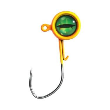 Imagem de Anzol De Pesca Swimbait 9KM Com Cabeça De Jig E Olhos 3D Para Crappie,