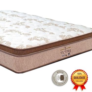 Imagem de Cama Box Baú Solteirão Preto E Colchão Victory Molas Vstore