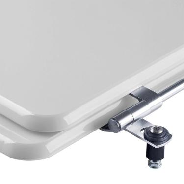 Imagem de Assento Sanitario Poliester Omega Cinza Para Vaso Deca