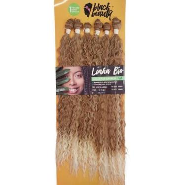 Imagem de Cabelo Sintético Enterlace Preta Linda - Cor 70cm - Cor Mel/Loiro Clar