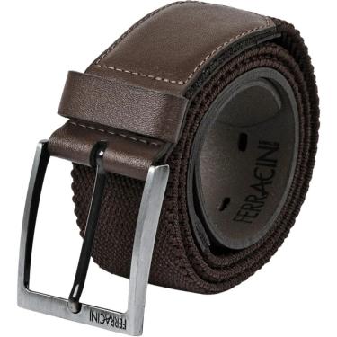 Imagem de Cinto Masculino Casual Social Esporte Fino Dia a Dia Passeio Trabalho em Couro e Elástico Ferracini Fc676