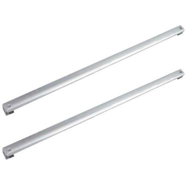 Imagem de Conjunto 2 Barras Organizadoras de Cozinha 60cm em Aço Inox Top Pratic