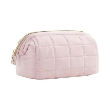 Imagem de Bolsa De Maquiagem Portátil Dobrável De Grande Capacidade Para Viagem 