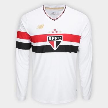 Imagem de Camisa Manga Longa São Paulo I 25/26 s/n New Balance-Unissex