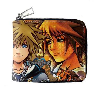 Imagem de Carteira Kingdoms Hearts Anime Leather Bifold para crianças - Yiweisai
