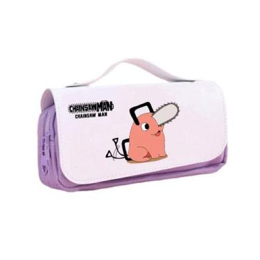Imagem de Bolsa de lápis Mans Pochitas Anime Pencil Box impermeável - yiweisai