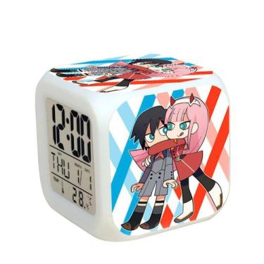 Imagem de Despertador Darlings in Franxxs 7 Colors LED Changing - Yiweisai
