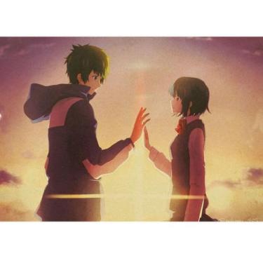 Imagem de Pôster, arte de parede, pintura decorativa, seus nomes, anime retrô - 