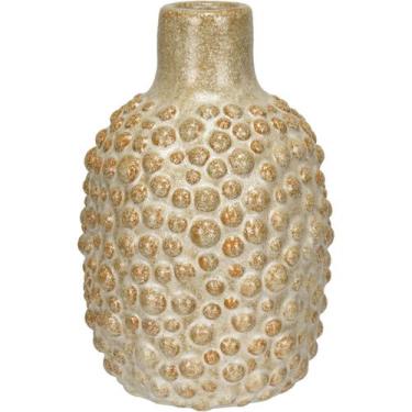 Imagem de VASO DECORATIVO ENFEITE CASA HOME&CO CERÂMICA 15x10x10cm BEGE