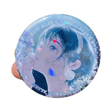 Imagem de Broche De Metal Estanhado 58mm Anime Alien Cosplay Badge Pin Mizi till