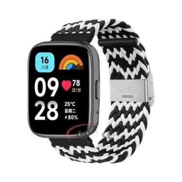 Imagem de Pulseira Elástica Trançada De 22mm Para Redmi Watch 3/5 Lite, Ajustáve