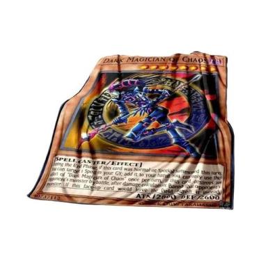 Imagem de Cobertor De Pelúcia Macio Yu Gi Oh Anime Dragão Branco De Olhos Azuis 