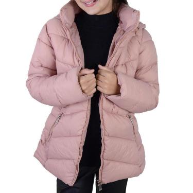 Imagem de Jaqueta Infantil Menina Pixe Love Peluciada Rosa - 840036-Feminino