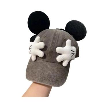 Imagem de Boné De Beisebol Feminino Estilo Y2K Com Orelhas De Rato De Desenho An