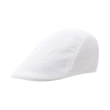 Imagem de Boina Masculina Respirável Ajustável Primavera Verão Estilo Britânico 