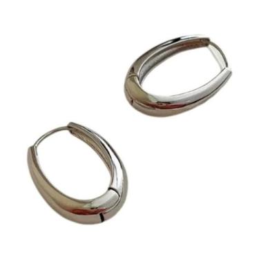 Imagem de Brincos De Argola Banhados a Ouro Para Mulheres, Joias De Moda Clássic