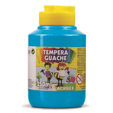 Imagem de Tinta Tempera Guache 250ml Azul Celeste 503 Acrilex Tinta Tempera Guac