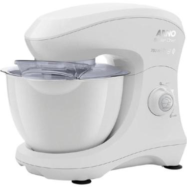 Imagem de Batedeira Planetária Arno Super Chef KM00 5L 750W com 15 Velocidades Branco 110V