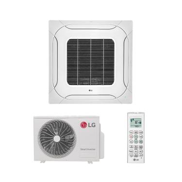 Imagem de Ar Condicionado Split Cassete LG Branco Inverter R-32 18000 Btus Quente Frio 220V Monofásico