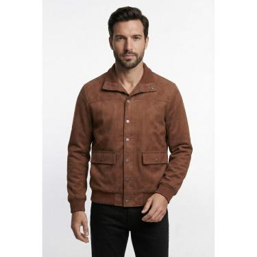 Imagem de Jaqueta masculina suede com botões e bolsos 69390-Masculino