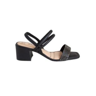 Imagem de Sandália Dakota Salto Alto Grosso Feminino Calce Fácil-Feminino