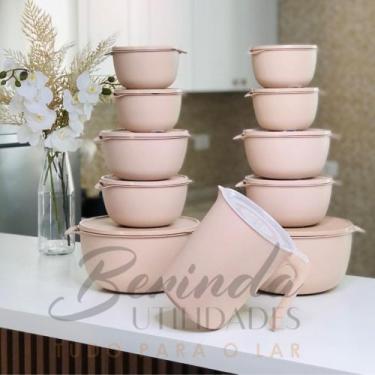 Imagem de kit Boll Potes Plásticos Redondo 2 kit Boll + Jarra 1.800ML - BERINDA 