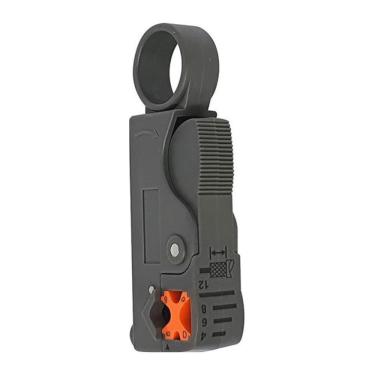 Imagem de Desencapador de Cabos Coaxial para Instalação Prática com Lâminas Resistentes Cinza Wes...