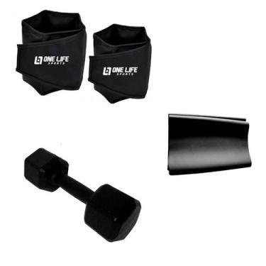 Imagem de Kit Peso Para Perna E Braço Treino Funcional  Exercício Em Casa - ONE 