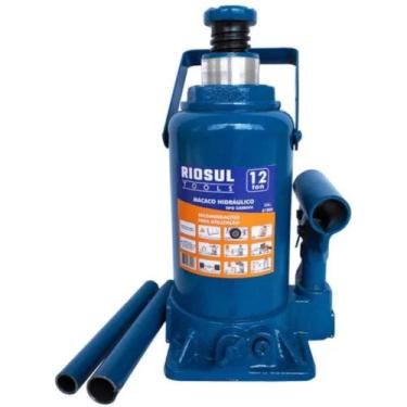 Imagem de Macaco Hidráulico 12 TON Tipo Garrafa R070006 RIOSUL TOOLS