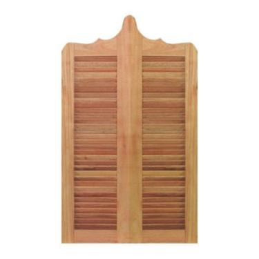 Imagem de Porta Bang-Bang Veneziana em Madeira Maciça Cedro Arana Casmavi, 80cm 