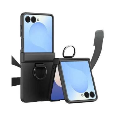 Imagem de Capa Dura Para Samsung Galaxy Z Flip 7 FE 6 5 4 3 Com Anel E Proteção 