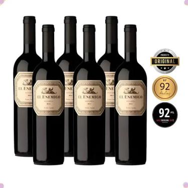 Imagem de Vinho Argentino El Enemigo Bonarda 750ml Caixa Com 6 Und