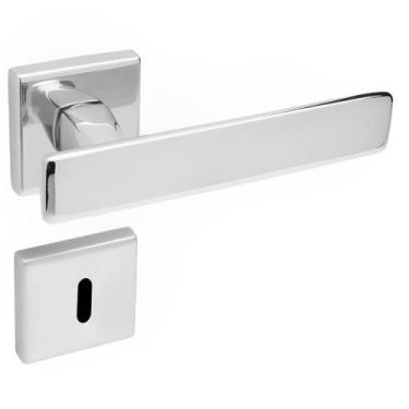 Imagem de Conjunto de Fechadura 751 em Zamac Interna ST2-55 Roseta 333 de Inox C