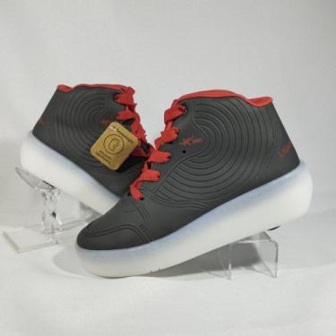 Imagem de Tênis rodinha led kidy 319-0005 (64680), Preto, Vermelho, 29/30