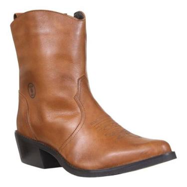 Imagem de Bota Masculina Bico Fino Caramelo Cow Way 39169, 42