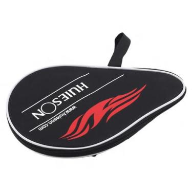 Imagem de Raqueteira Tênis De Mesa Ping Pong Com Porta Bolas Huieson, Preto