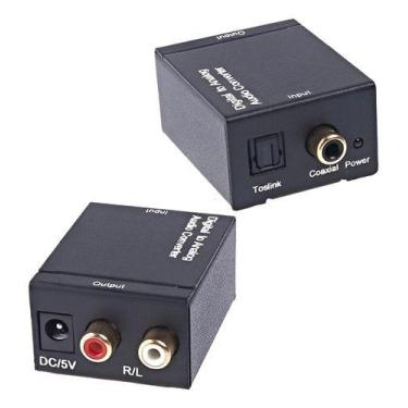 Imagem de Conversor De Audio Digital Para Audio Analogico Estereo Mxt Preto - Mx