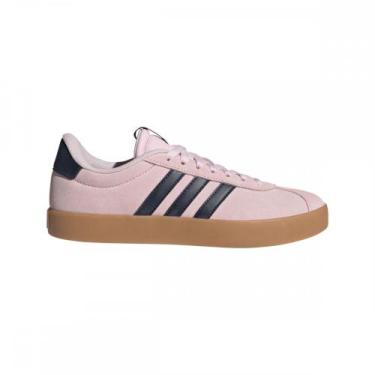 Imagem de Tenis Adidas Vl Court 30 JP7629 Feminino, Rosa, 38