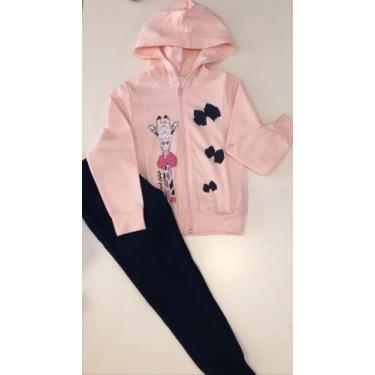 Imagem de Conjunto de moletom feminino infantil - ABRANGE 