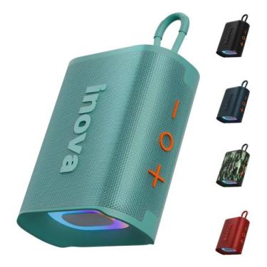 Imagem de Mini caixa de som bluetooth caixinha som Portátil Potente Tws Com Rádi