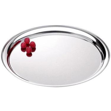Imagem de Bandeja Inox Tramontina Redonda - 61413/450, Inox